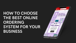 How to choose the best Online Ordering System for Your Business