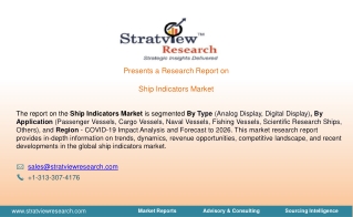Ship Indicators Market Trends, Dynamics & Market Insights