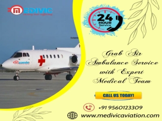 Grab the Profitable Charter Air Ambulance Service in Rajkot by Medivic