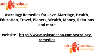 Astrology Remedies for Love, Marriage, more