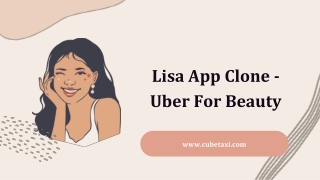 Lisa App Clone - Uber For Beauty