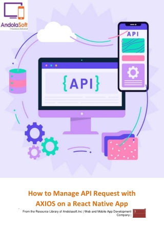 How To Manage API Request with AXIOS on a React Native App