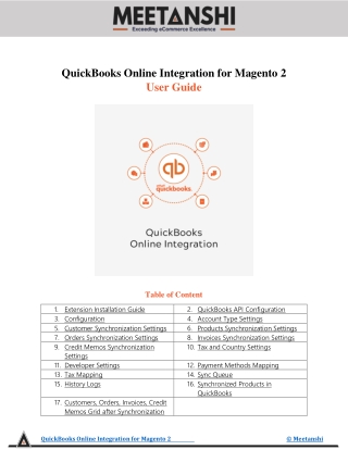 Magento 2 QuickBooks Online Integration