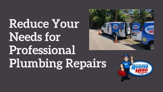 Reduce Your Needs for Professional Plumbing Repairs