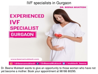 IVF specialists in Gurgaon