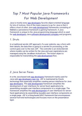 Top 7 Most Popular Java Frameworks For Web Development (2)