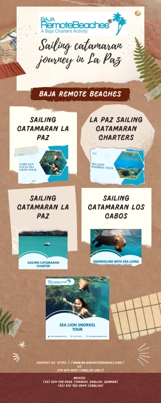 Sailing catamaran journey in La Paz