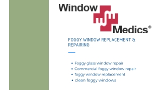 Foggy Window Replacement in Ottawa | Ottawa Window Medics
