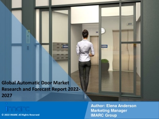 Automatic Door Market PDF: Research Report, Share, Size, Trends, Forecast 2027