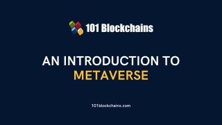 An Introduction to Metaverse