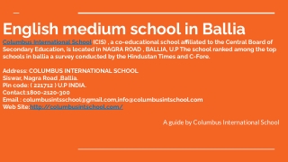 International School admissions in Ballia (1)