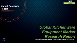 Kitchenware Equipment Market Growth, Research Insights, Business Opportunities,