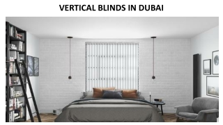 VERTICAL BLINDS IN DUBAI