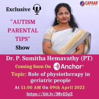Podcast On Role of Physiotherapy in Geriatric People - CAPAAR