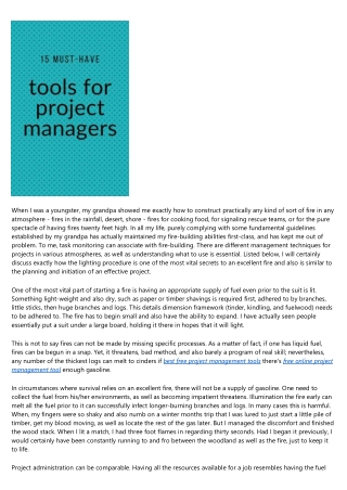 Task Management Gas Avoid Burning Out