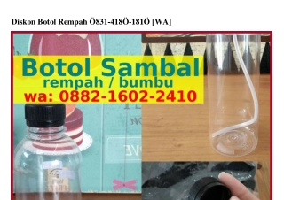 Diskon Botol Rempah