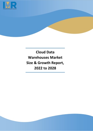Cloud Data Warehouses Market