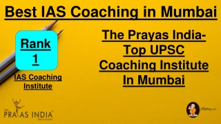 Best IAS Coaching in Mumbai