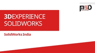 3DEXPERIENCE SOLIDWORKS - SolidWorks India