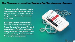 mobile application development course