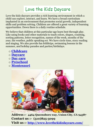 Childcare