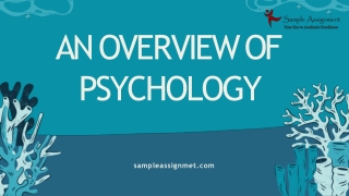 An Overview of Psychology by Professional