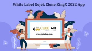 White Label Gojek Clone KingX 2022 App