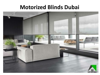 Motorized Blinds Dubai