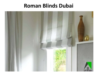Roman Blinds Dubai