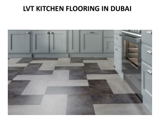 LVT KITCHEN FLOORING IN DUBAI