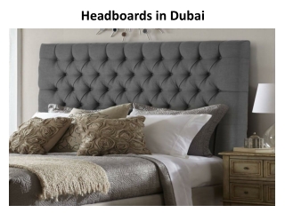 Headboards in Dubai