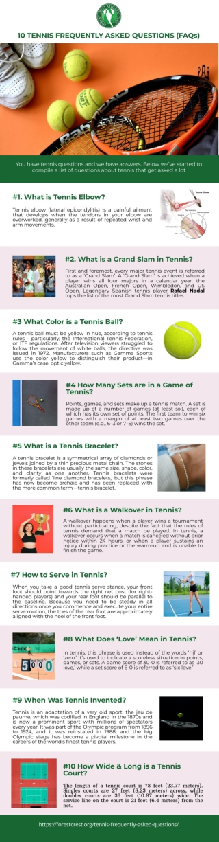 10 Tennis FAQs (Frequently Asked Questions)  Forest Crest Athletic Club