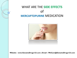 Can Mercaptopurine cause Heart problems