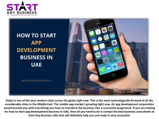 How to Start App Development Business in UAE