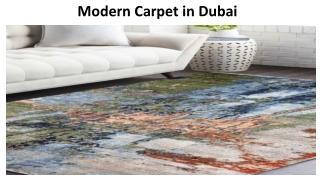 Modern Carpet in Dubai