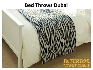 Bed Throws Dubai