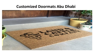 Customized Doormats Abu Dhabi