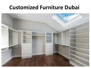 Customized Furniture Dubai