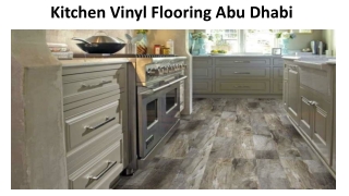 Kitchen Vinyl Flooring Abu Dhabi