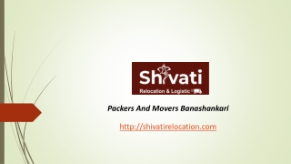 Packers And Movers Banashankari