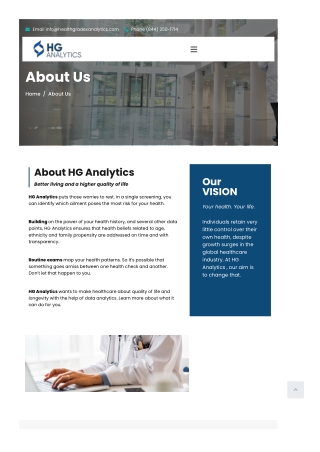 About Health Grade Analytics