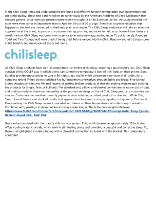 Chilisleep Kicks Off Collaboration With Women's Soccer ...