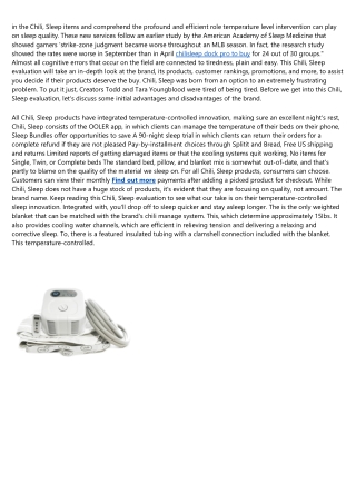 Chilisleep Cube Cooling Sleep System Regulates Your Bed ...