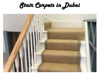 Stair Carpets in Dubai