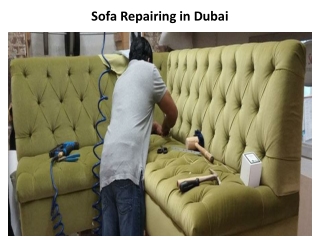 Sofa Repairing in Dubai