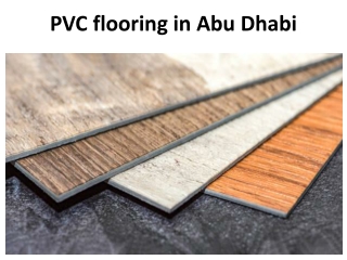PVC flooring in Abu Dhabi