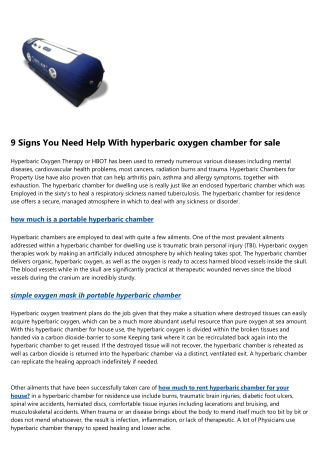 The 12 Best sechrist hyperbaric chamber 3200 Accounts to Follow on Twitter