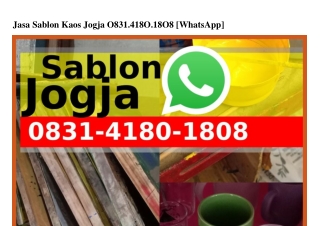 Jasa Sablon Kaos Jogja Ô8౩I-ᏎI8Ô-I8Ô8{WA}