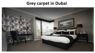 Grey carpet in Dubai