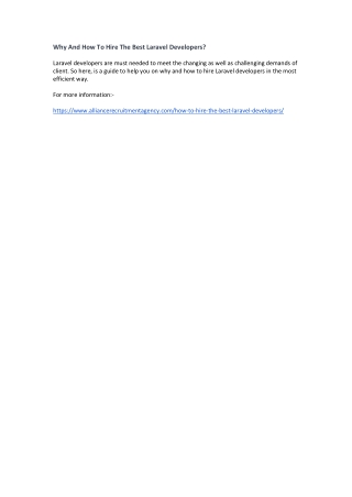hire laravel developer